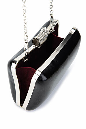 Tamer Tanca Kadın Vegan Siyah Abiye Çanta 1083 043 BN CNT SK25-26 SIYAH