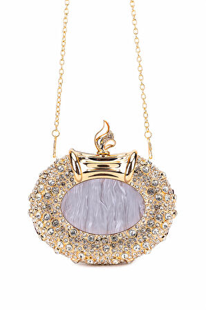 Tamer Tanca Kadın Vegan Sarı Abiye Çanta 1083 033 BN CNT SK25-26 ALTIN