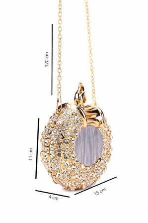 Tamer Tanca Kadın Vegan Sarı Abiye Çanta 1083 033 BN CNT SK25-26 ALTIN