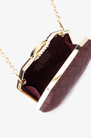 Valmenti Kadın Vegan Bordo Abiye Çanta 1083 025 BN CNT SK25-26 BORDO ORGU