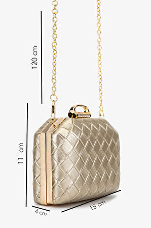 Valmenti Kadın Vegan Altın Abiye Çanta 1083 025 BN CNT SK25-26 ALTIN ORGU