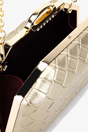 Valmenti Kadın Vegan Altın Abiye Çanta 1083 025 BN CNT SK25-26 ALTIN ORGU