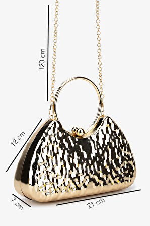 Valmenti Kadın Vegan Sarı Abiye Çanta 1083 026 BN CNT SK25-26 ALTIN