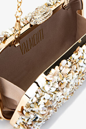 Valmenti Kadın Vegan Bej Abiye Çanta 1083 029 BN CNT SK25-26 BEJ TAS