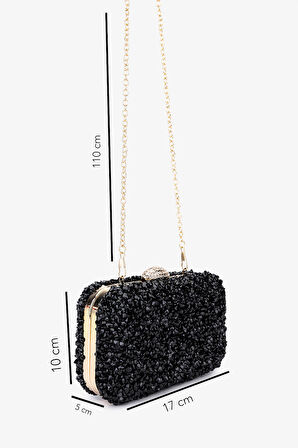 Valmenti Kadın Vegan Siyah Abiye Çanta 1083 029 BN CNT SK25-26 SIYAH TAS