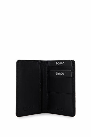 Tamer Tanca Erkek Hakiki Deri Siyah Kartlık 1155 105 ERK KRTLK SK25-26 SIYAH FLTR BSK