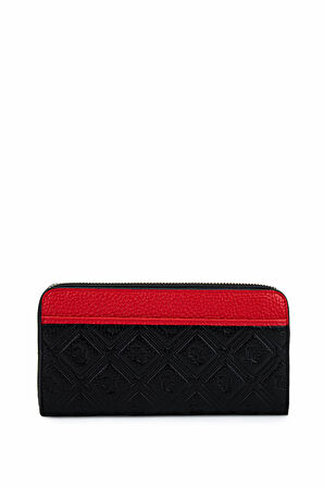 Tamer Tanca Kadın Hakiki Deri Siyah Cüzdan 1155 109 BN CZDN SK25-26 SIYAH FLTR BSK