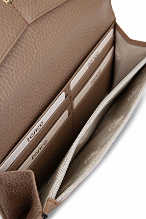 Tamer Tanca Kadın Hakiki Deri Siyah Cüzdan Cuzdan 1155 108 BN CZDN SK25-26 SIYAH FLTR BSK