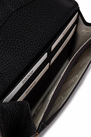 Tamer Tanca Kadın Hakiki Deri Taba Cüzdan Cuzdan 1155 108 BN CZDN SK25-26 TABA FLTR BSK