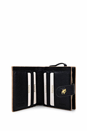 Tamer Tanca Kadın Hakiki Deri Vizon Cüzdan 1155 110 BN CZDN SK25-26 VIZON FLTR BSK