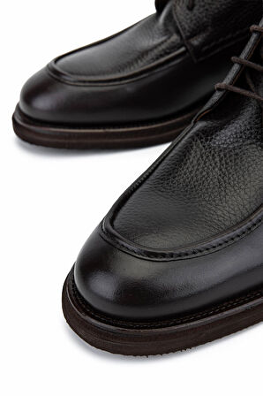 Tamer Tanca Erkek Hakiki Deri Kahverengi Klasik Bot 537 3731 ERK BOT SK25-26 KAHVE DR/KAHVE FLTR