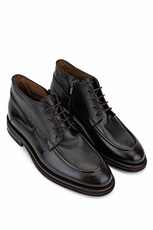 Tamer Tanca Erkek Hakiki Deri Kahverengi Klasik Bot 537 3731 ERK BOT SK25-26 KAHVE DR/KAHVE FLTR