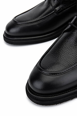 Tamer Tanca Erkek Hakiki Deri Siyah Klasik Bot 537 3731 ERK BOT SK25-26 SIYAH DR/SIYAH FLTR