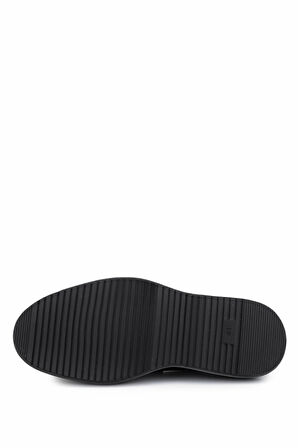 Tamer Tanca Erkek Hakiki Deri Siyah Loafer Ayakkabı 537 3670 ERK AYK Y25 SIYAH SHRNK