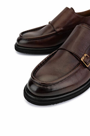 Tamer Tanca Erkek Hakiki Deri Taba Casual Ayakkabı 537 3796 ERK AYK SK25-26 TABA SHRNKL