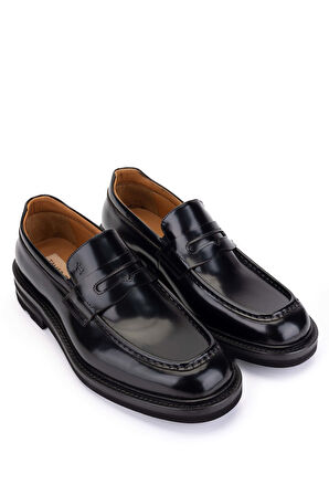 Tamer Tanca Erkek Hakiki Deri Siyah Açma Klasik Ayakkabı 1016 289A ERK AYK SK25-26 SIYAH ACMA