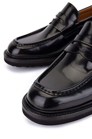 Tamer Tanca Erkek Hakiki Deri Siyah Açma Klasik Ayakkabı 1016 289A ERK AYK SK25-26 SIYAH ACMA