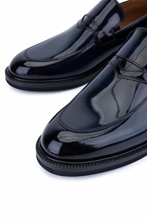 Tamer Tanca Erkek Hakiki Deri Lacivert Klasik Ayakkabı 1016 305 ERK AYK SK25-26 LACIVERT ACMA