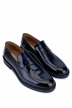 Tamer Tanca Erkek Hakiki Deri Lacivert Klasik Ayakkabı 1016 305 ERK AYK SK25-26 LACIVERT ACMA