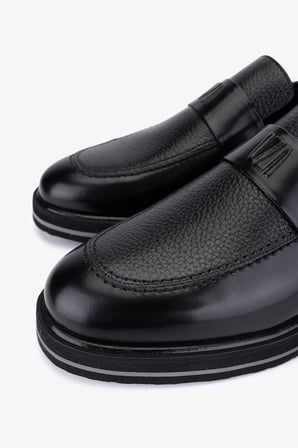 Valmenti Erkek Hakiki Deri Siyah Floter Loafer Ayakkabı 183 20089 ERK AYK SK25-26 SIYAH ACMA/SYH FLTR