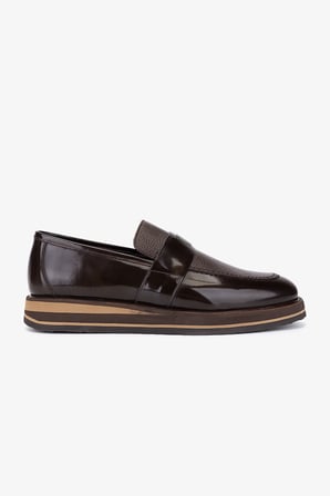 Valmenti Erkek Hakiki Deri Kahverengi Loafer Ayakkabı 183 20089 ERK AYK SK25-26 KAHVE ACMA/KHV FLTR
