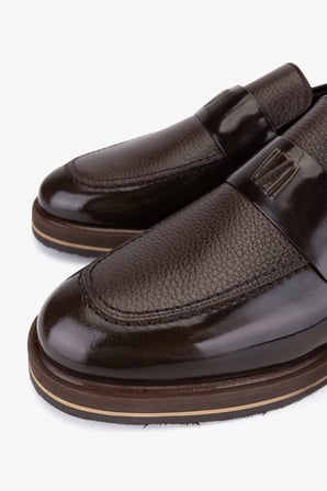 Valmenti Erkek Hakiki Deri Kahverengi Loafer Ayakkabı 183 20089 ERK AYK SK25-26 KAHVE ACMA/KHV FLTR