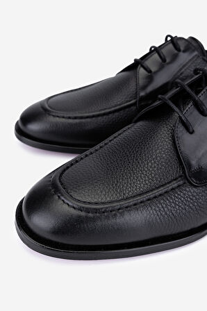 Valmenti Erkek Hakiki Deri Siyah Floter Klasik Ayakkabı 183 44462 ERK AYK SK25-26 SIYAH FLTR