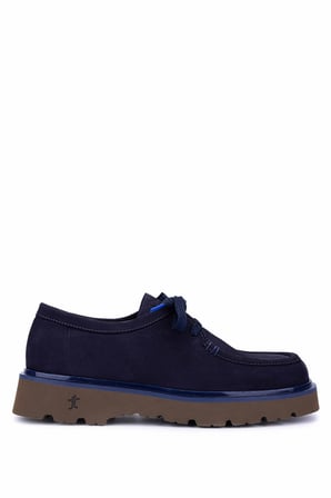Tamer Tanca Erkek Lacivert Loafer Ayakkabı 1111 5904 ERK AYK SK25-26 LACIVERT NUBUK