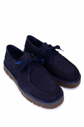 Tamer Tanca Erkek Lacivert Loafer Ayakkabı 1111 5904 ERK AYK SK25-26 LACIVERT NUBUK