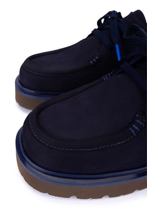 Tamer Tanca Erkek Lacivert Loafer Ayakkabı 1111 5904 ERK AYK SK25-26 LACIVERT NUBUK