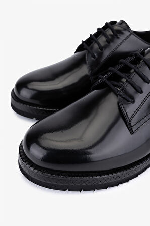 Valmenti Kadın Hakiki Deri Siyah Açma Klasik Ayakkabı 987 Z115 BN AYK SK25-26 SIYAH ACMA