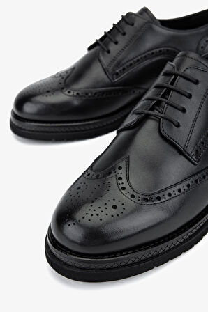 Valmenti Kadın Hakiki Deri Siyah Casual Ayakkabı 987 Z108 BN AYK SK25-26 SIYAH