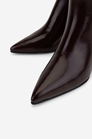 Valmenti Kadın Hakiki Deri Bordo Topuklu Bot 33 6010 BN BOT SK25-26 BORDO RUGAN