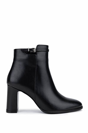 Tamer Tanca Kadın Hakiki Deri Siyah Klasik Bot 33 3500 BN BOT SK25-26 SIYAH DERI