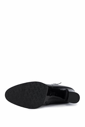 Tamer Tanca Kadın Hakiki Deri Siyah Klasik Bot 33 3500 BN BOT SK25-26 SIYAH DERI