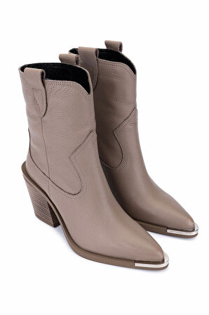 Tamer Tanca Kadın Hakiki Deri Vizon Klasik Bot 33 20010 BN BOT SK25-26 VIZON FLOTER