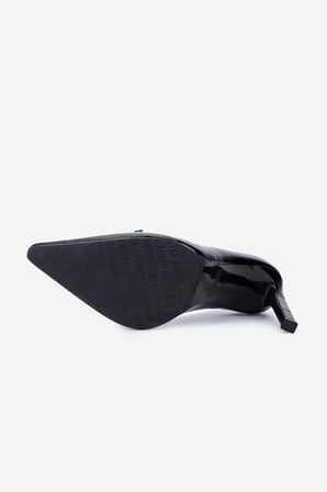 Valmenti Kadın Hakiki Deri Siyah Kroko Stiletto Ayakkabı 1138 4930 BN AYK SK25-26 SIYAH KROKO