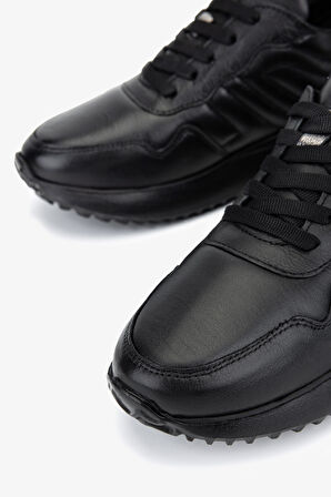 Valmenti Kadın Hakiki Deri Siyah Deri Sneakers & Spor Ayakkabı 1065 901 BN AYK SK25-26 SIYAH DR