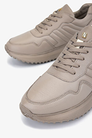 Valmenti Kadın Hakiki Deri Vizon Sneakers & Spor Ayakkabı 1065 901 BN AYK SK25-26 VIZON DR