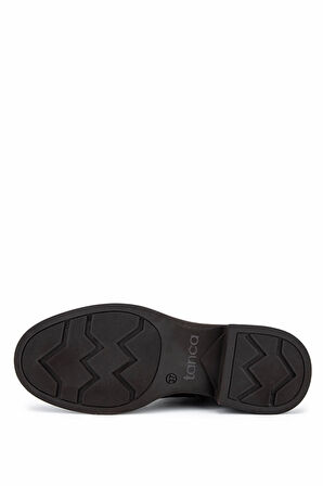 Tamer Tanca Kadın Hakiki Deri Kahverengi Topuklu Bot 1065 3400 BN BOT SK25-26 KAHVE