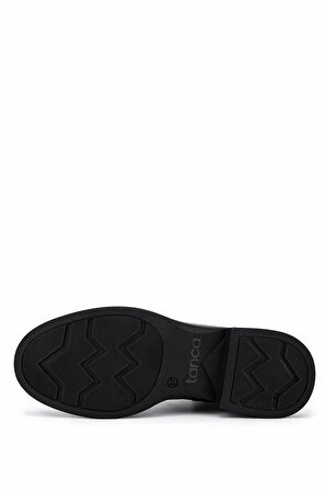 Tamer Tanca Kadın Hakiki Deri Siyah Topuklu Bot 1065 3400 BN BOT SK25-26 SIYAH