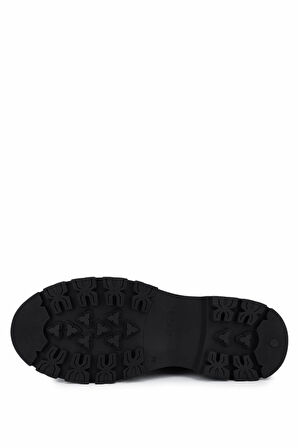 Tamer Tanca Kadın Hakiki Deri Siyah Nubuk Topuklu Bot 1065 3010 BN BOT SK25-26 SIYAH NBK