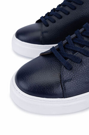 Tamer Tanca Erkek Hakiki Deri Lacivert Sneakers & Spor Ayakkabı 1166 25501 ERK AYK SK25-26 LACIVERT