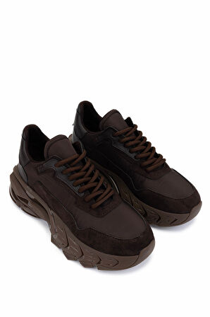 Tamer Tanca Kadın Suni Deri Kahverengi Sneakers & Spor Ayakkabı 1009 2190 BN AYK SK25-26 KHV/KHV SUET