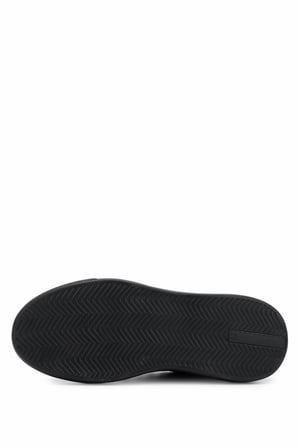 Tamer Tanca Kadın Suni Deri Siyah/Antrasit Sneakers & Spor Ayakkabı 735 04 BN AYK SK25-26 SIYAH/ANTRASIT
