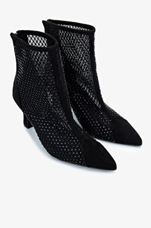 Valmenti Kadın Hakiki Deri Siyah Topuklu Bot 735 8750 BN BOT SK25-26 SIYAH FILE