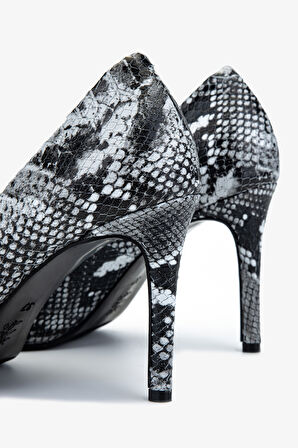 Valmenti Kadın Hakiki Deri Gri Topuklu Ayakkabı 1168 8152 BN AYK SK25-26 GRI YLN BSK