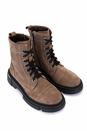 Tamer Tanca Kadın Kahverengi Casual Bot 51 194-0027 BN BOT SK25-26 SIGARO SUET