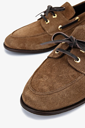 Valmenti Kadın Hakiki Deri Tütün Casual Ayakkabı 51 10143 BN AYK SK25-26 SGR YRM SUET