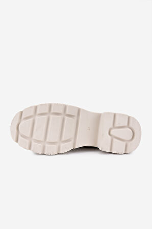 Valmenti Kadın Hakiki Deri Kırık Beyaz Casual Bot 154 5989 BN BOT SK25-26 OFF WHITE FLTR